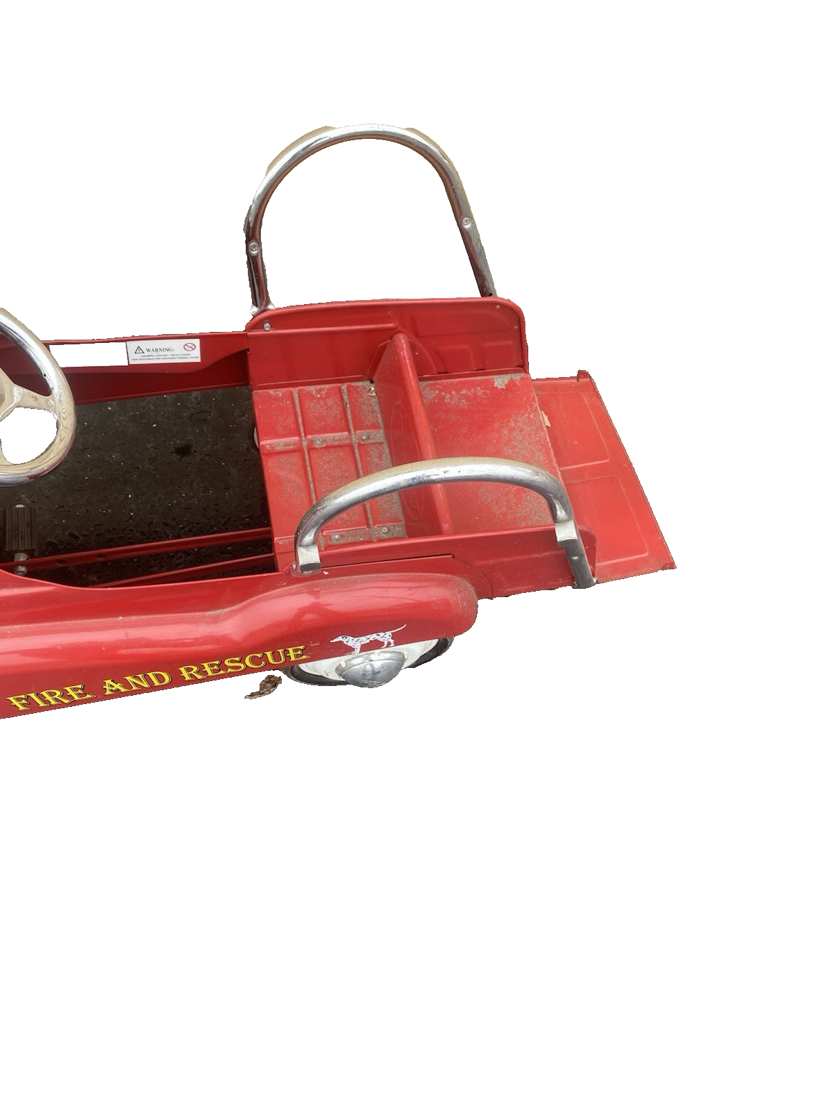 66447    Pedal Car Fire Truck Firetruck Fire and Rescue