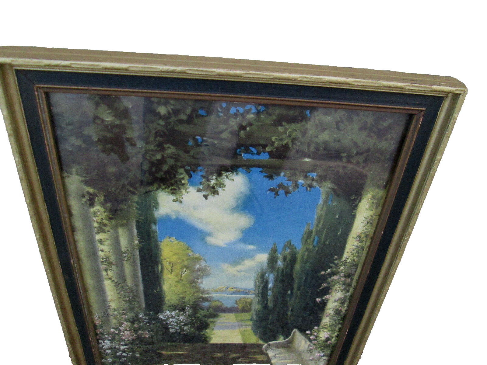 ART 20:   Atkinson Fox Print in Deco Picture Frame