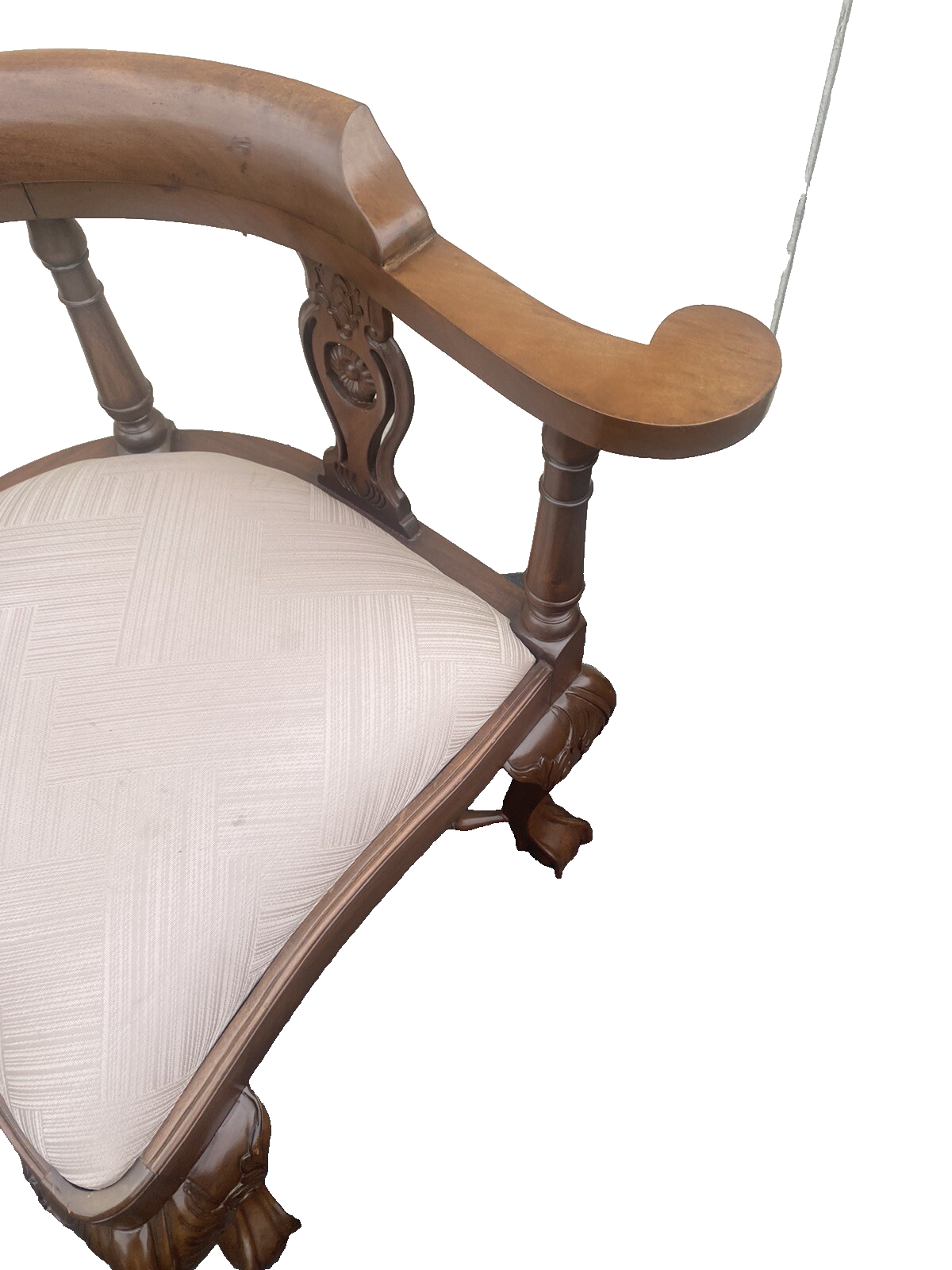 65853 Pair Mahogany Corner Chairs Chair s