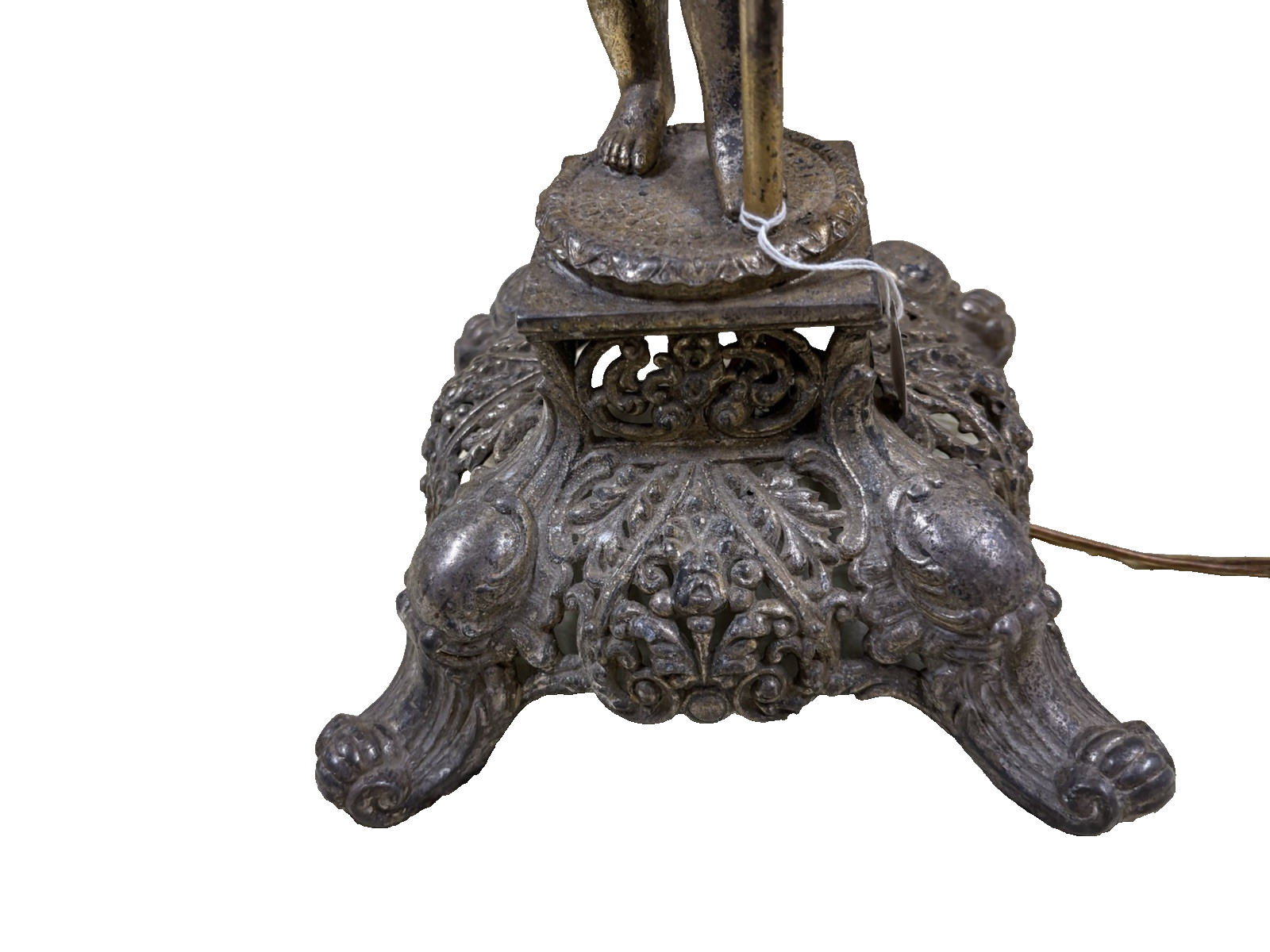 67003 Cherub Table Lamp with Glass Globe