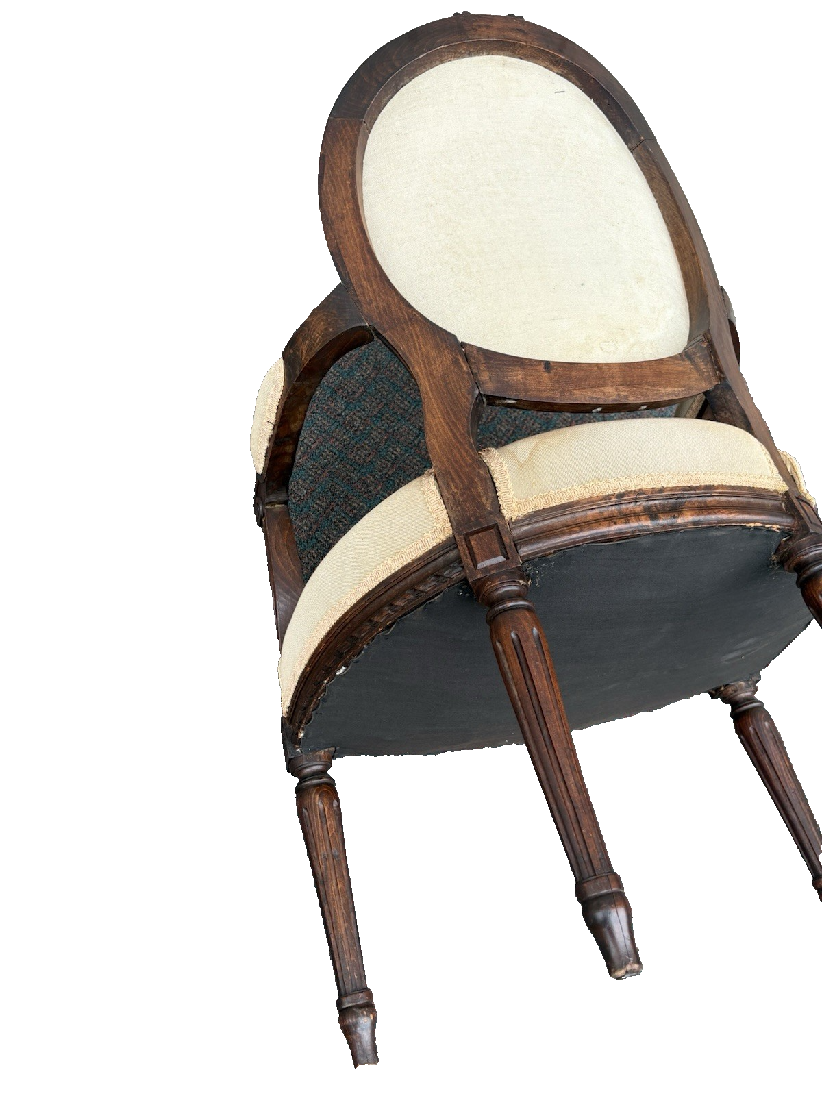 66944 French Country Louis XV Armchair Chair