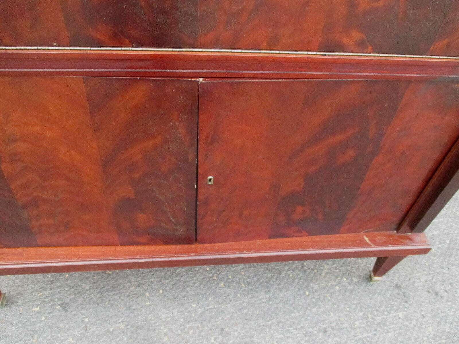 61211 Neo Classical Slant Front Desk Liquor Cabinet Bar