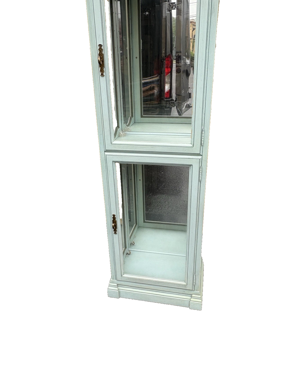 66687  Baby Blue Decorator JASPER Furniture Curio China Cabinet