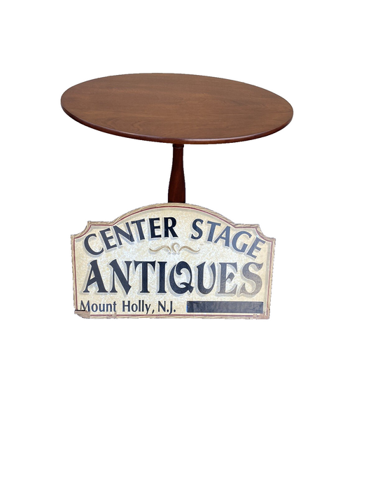 66101 Solid Cherry Tilt Top Lamp table Stand