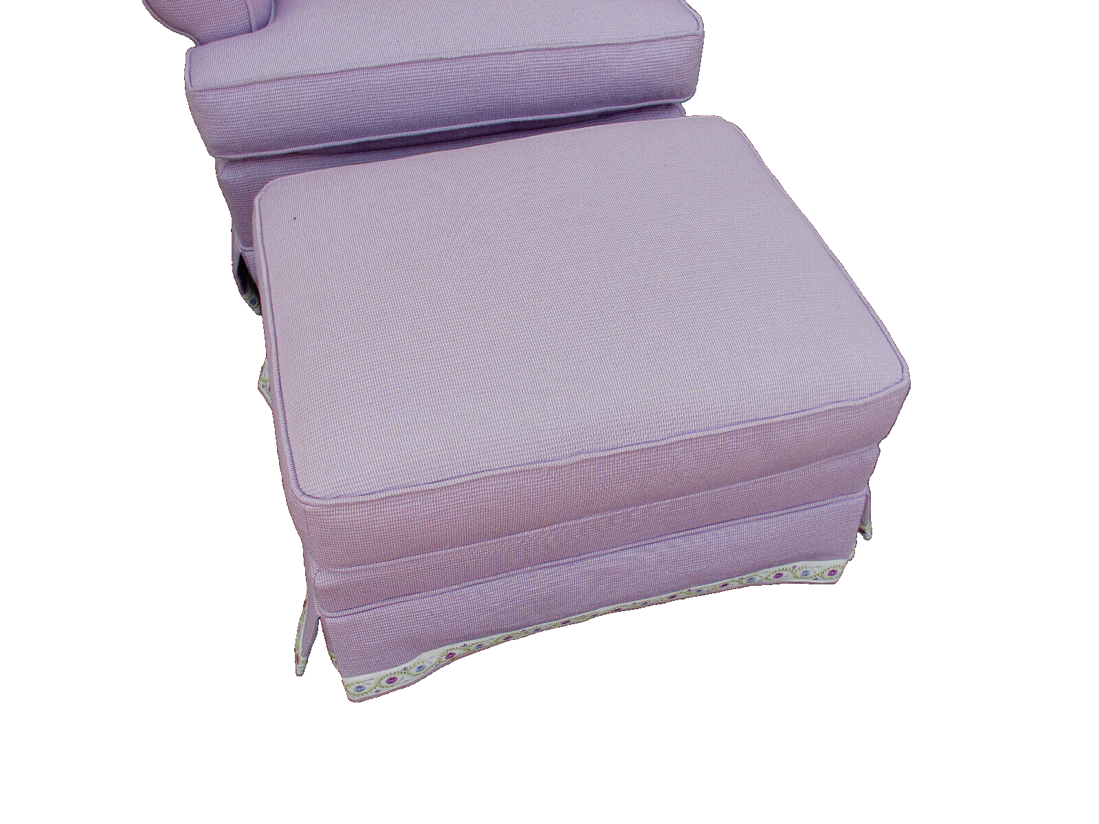 64295 QUALITY Industries SWIVEL  Arm Chair + Ottoman