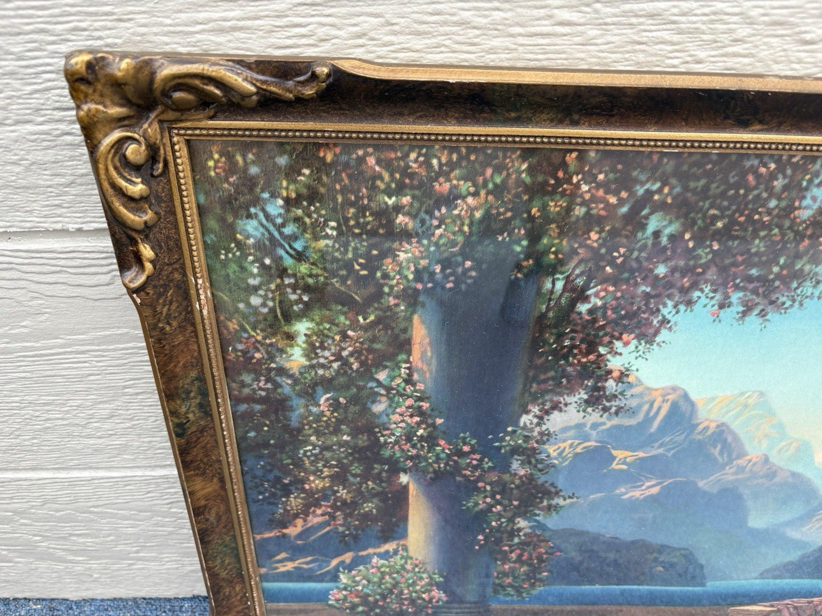 66781 R Atkinson Fox ??  DAWN  Print in Picture Frame CHICAGO