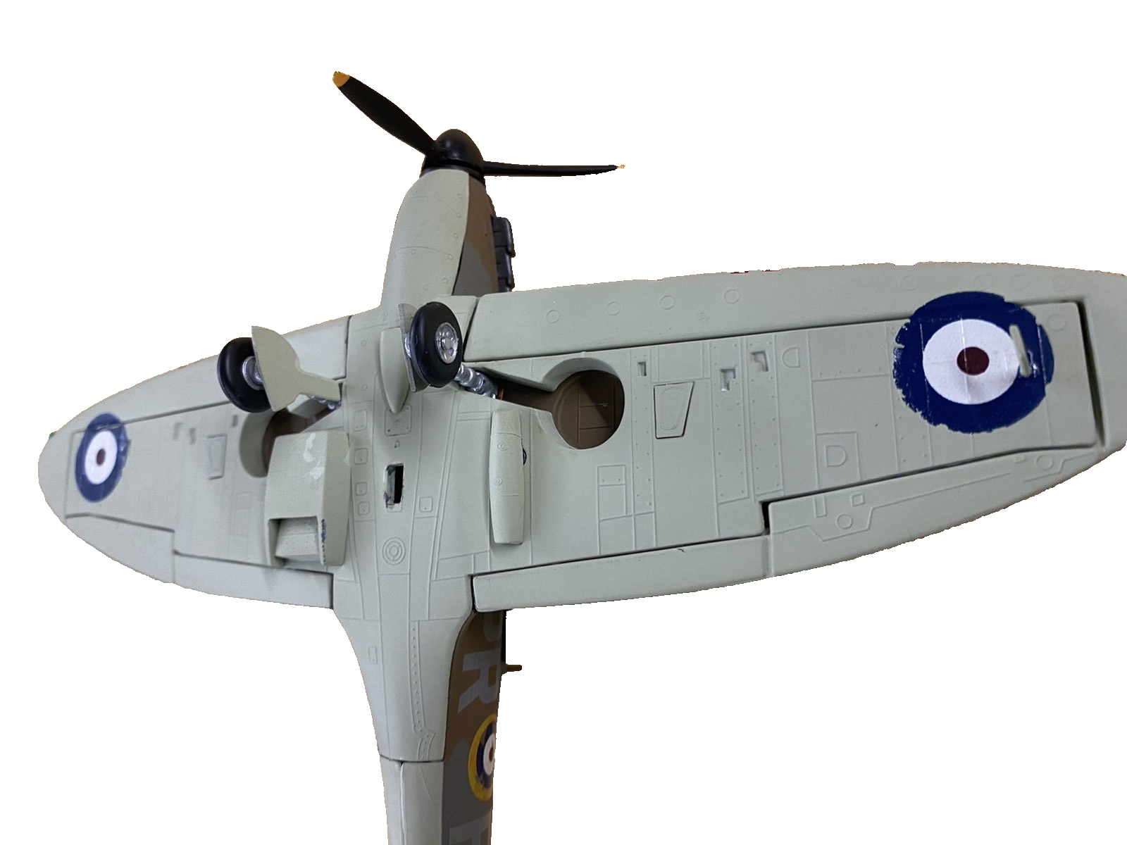 ES 1002 FRANKLIN MINT Spitfire MK I Airplane Plane