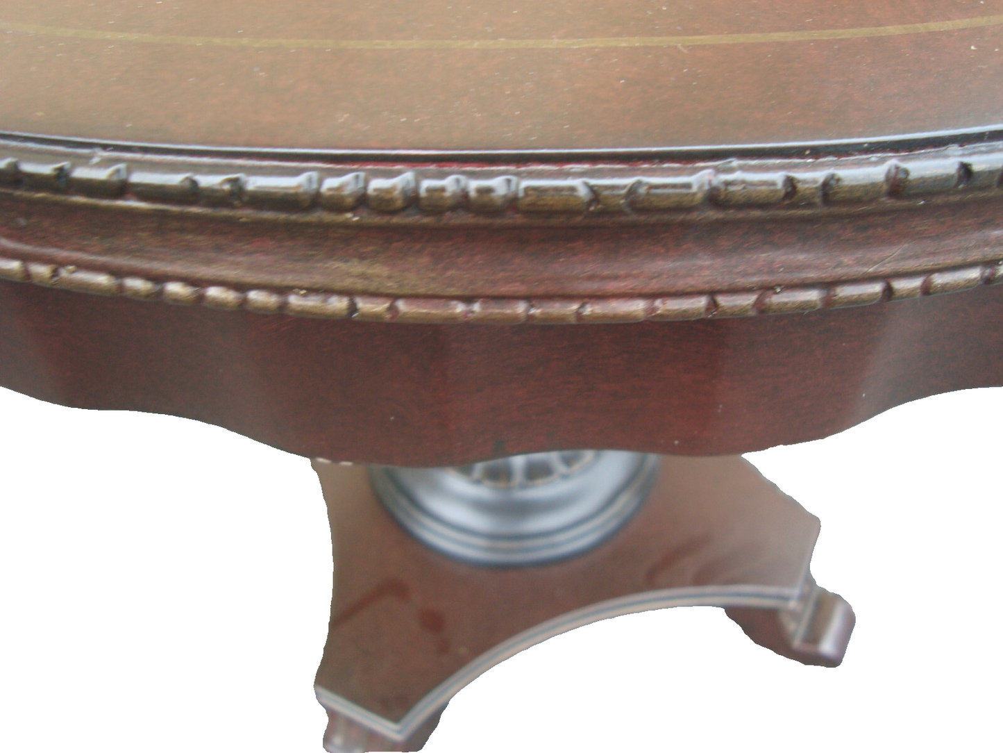 60425 Glass Top Lamp Table Nightstand Stand
