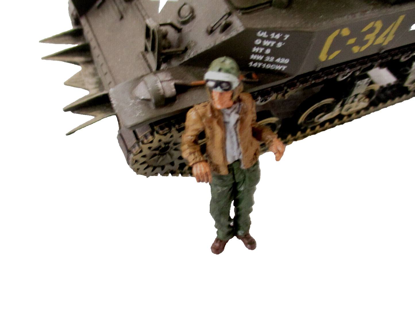 ES70 UNIMAX Forces of Valor Tank US Stuart C-34 Tank Military Tank