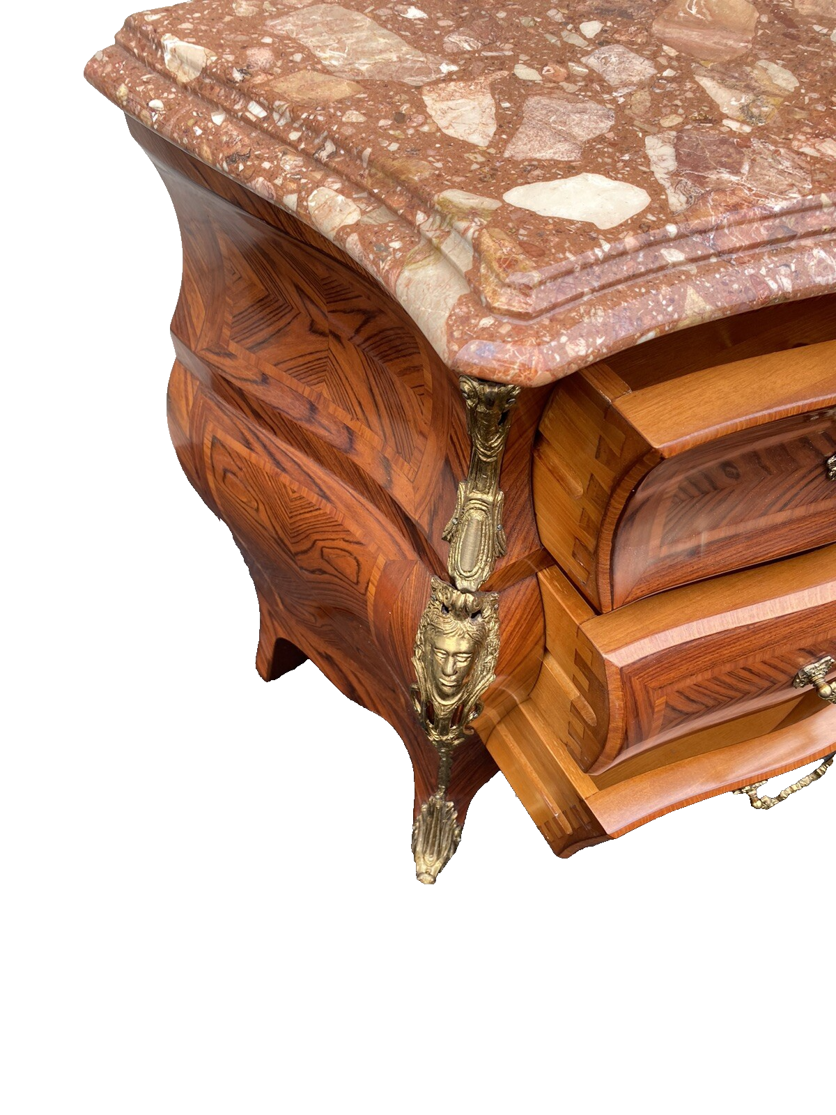 65900 Quality Marble Top Nightstand End Table Stand