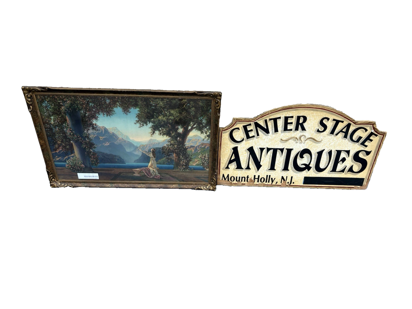 66781 R Atkinson Fox ??  DAWN  Print in Picture Frame CHICAGO