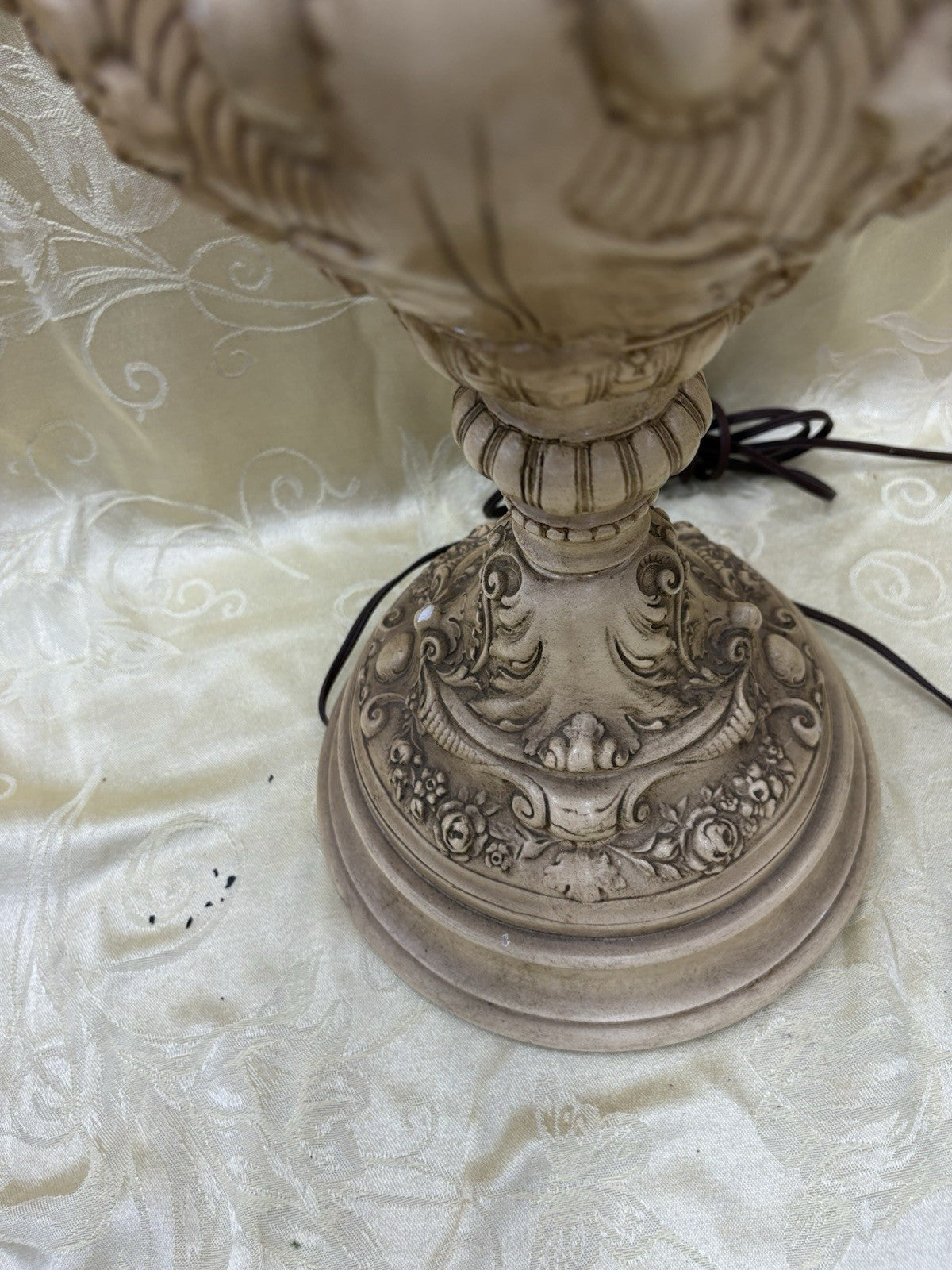 55229 Pair Fancy Mid Century Candelabra Table Lamps 