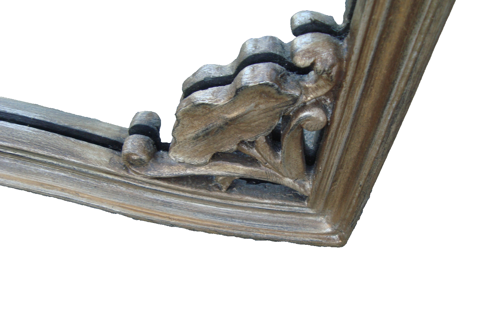 62004  Silver Decorator Mirror in Fancy Picture Frame