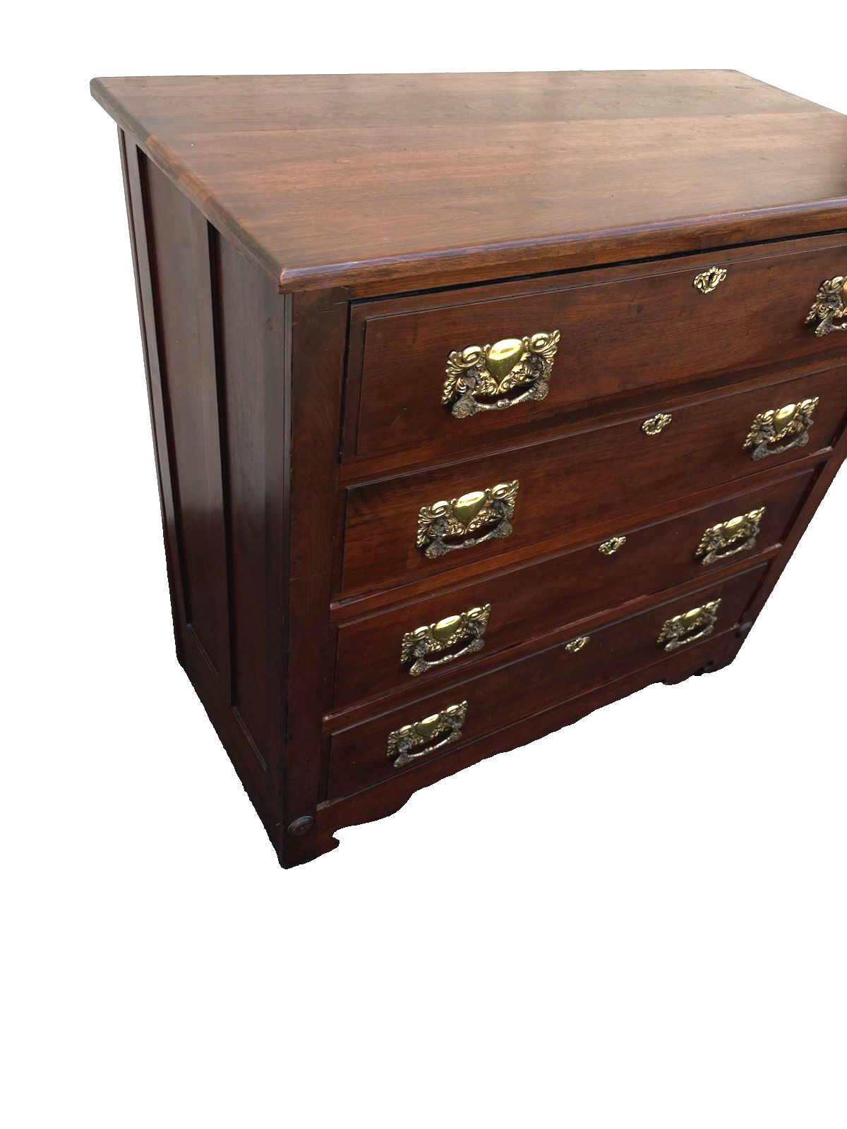 00001 Antique Victorian Mahogany  Dresser Chest