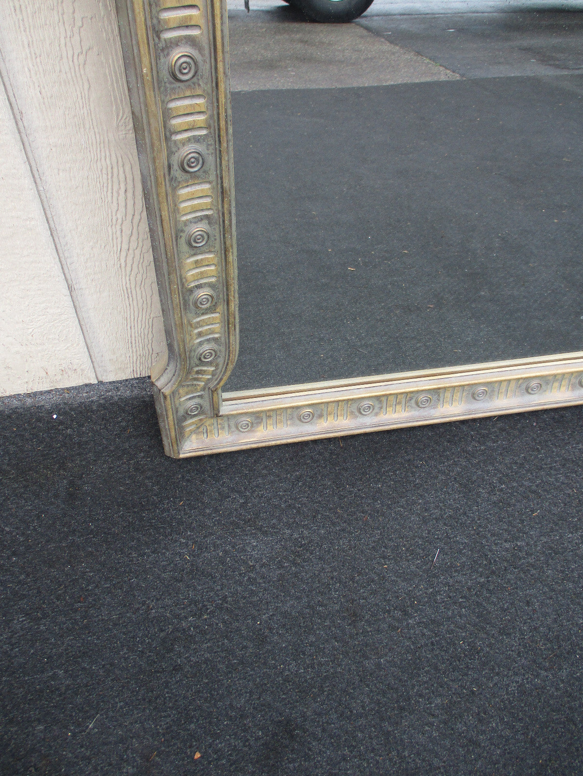 64126 LARGE Shell Carved Wall or Floor Mirror 38x58