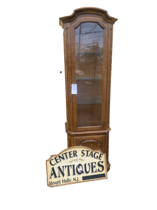 65693 ETHAN ALLEN Maple Curio China Cabinet