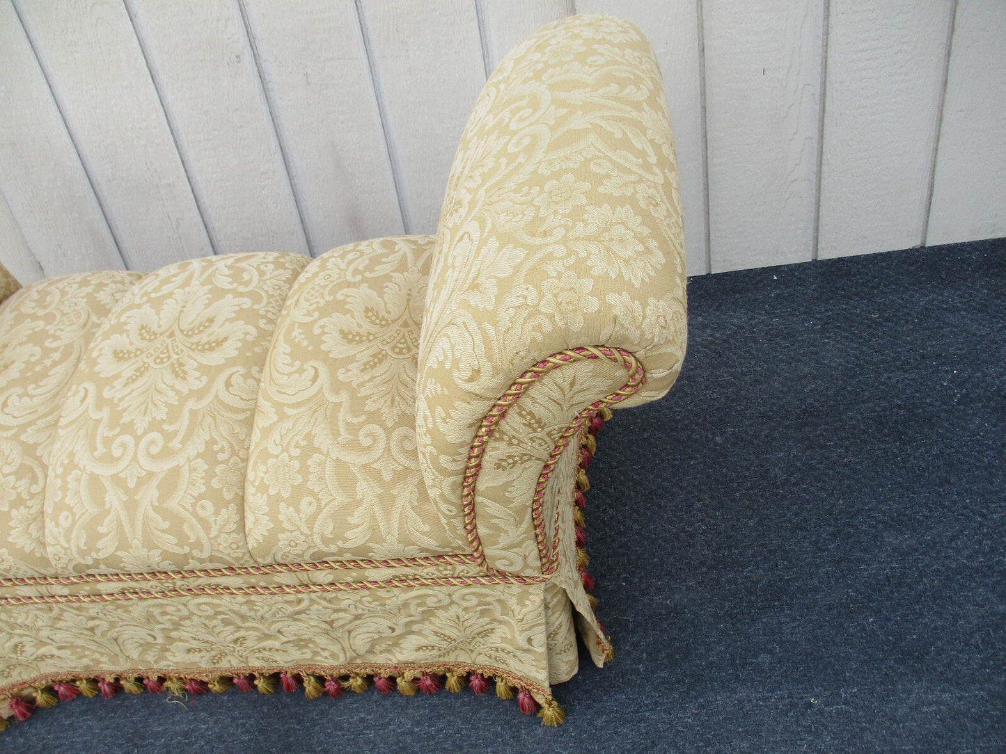 63457  Gold Decorator Window Bench Seat Settee