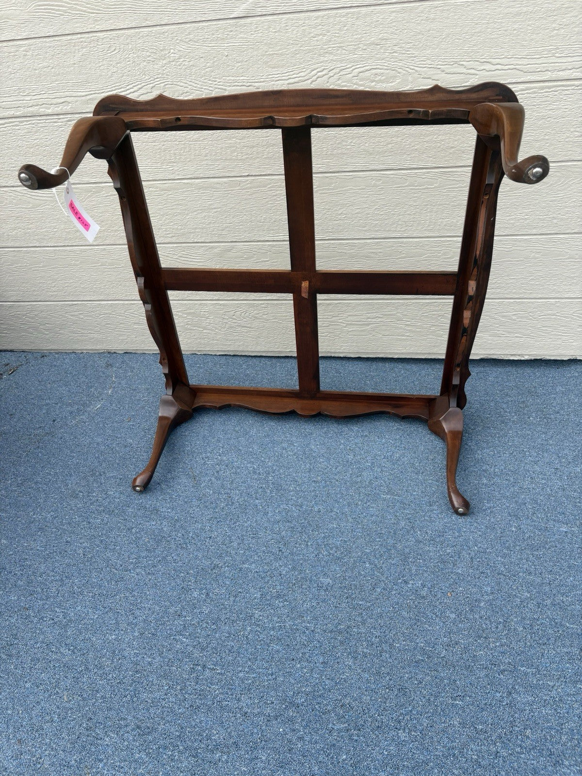 62020 PENNSYLVANIA HOUSE  Cherry Glass Top Queen Anne Coffee Table