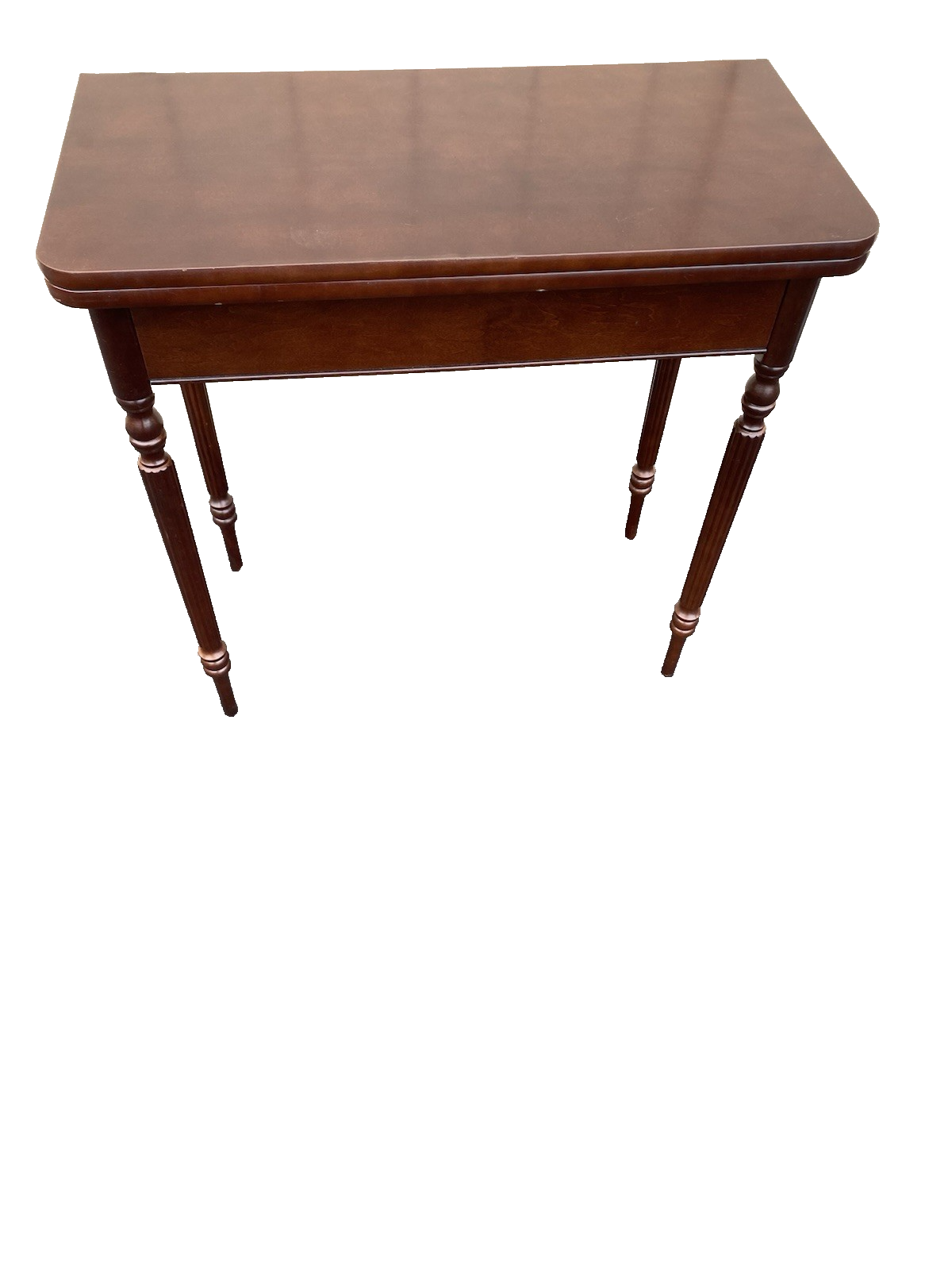 66470 BOMBAY Furniture Mahogany Flip Top Game Table Stand