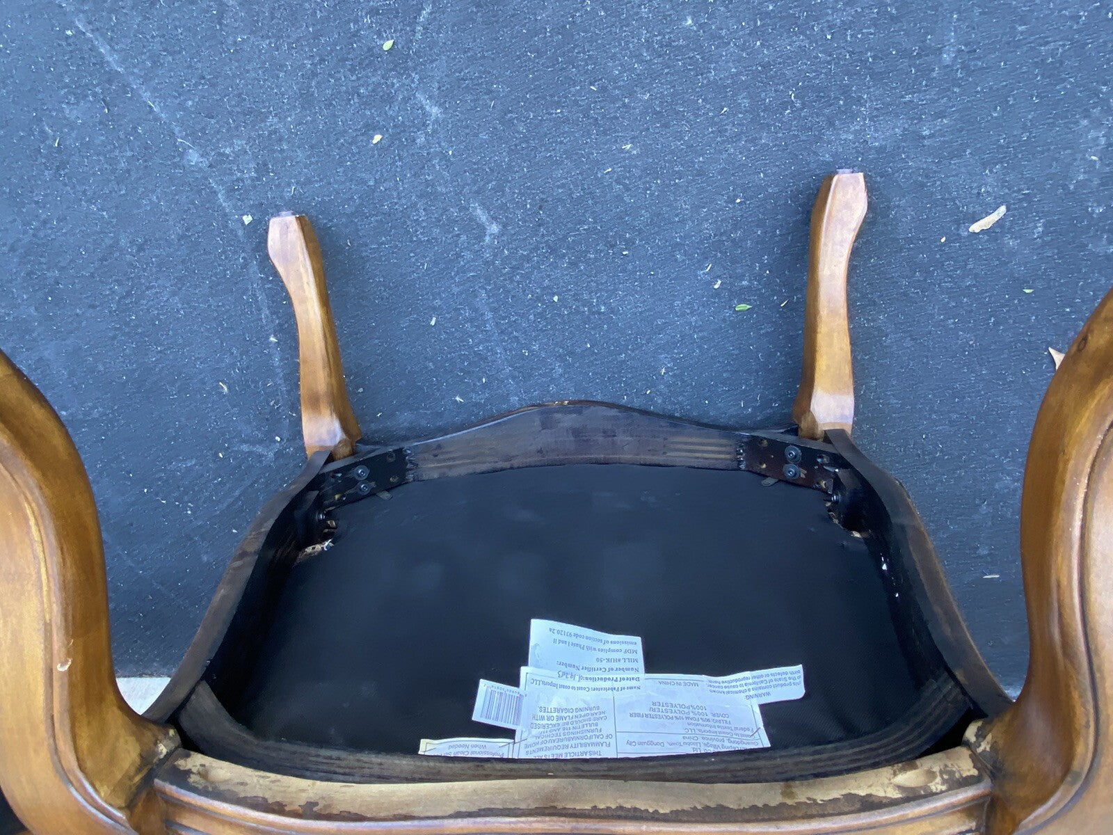 65252 Pair Bergere Armchair Chair