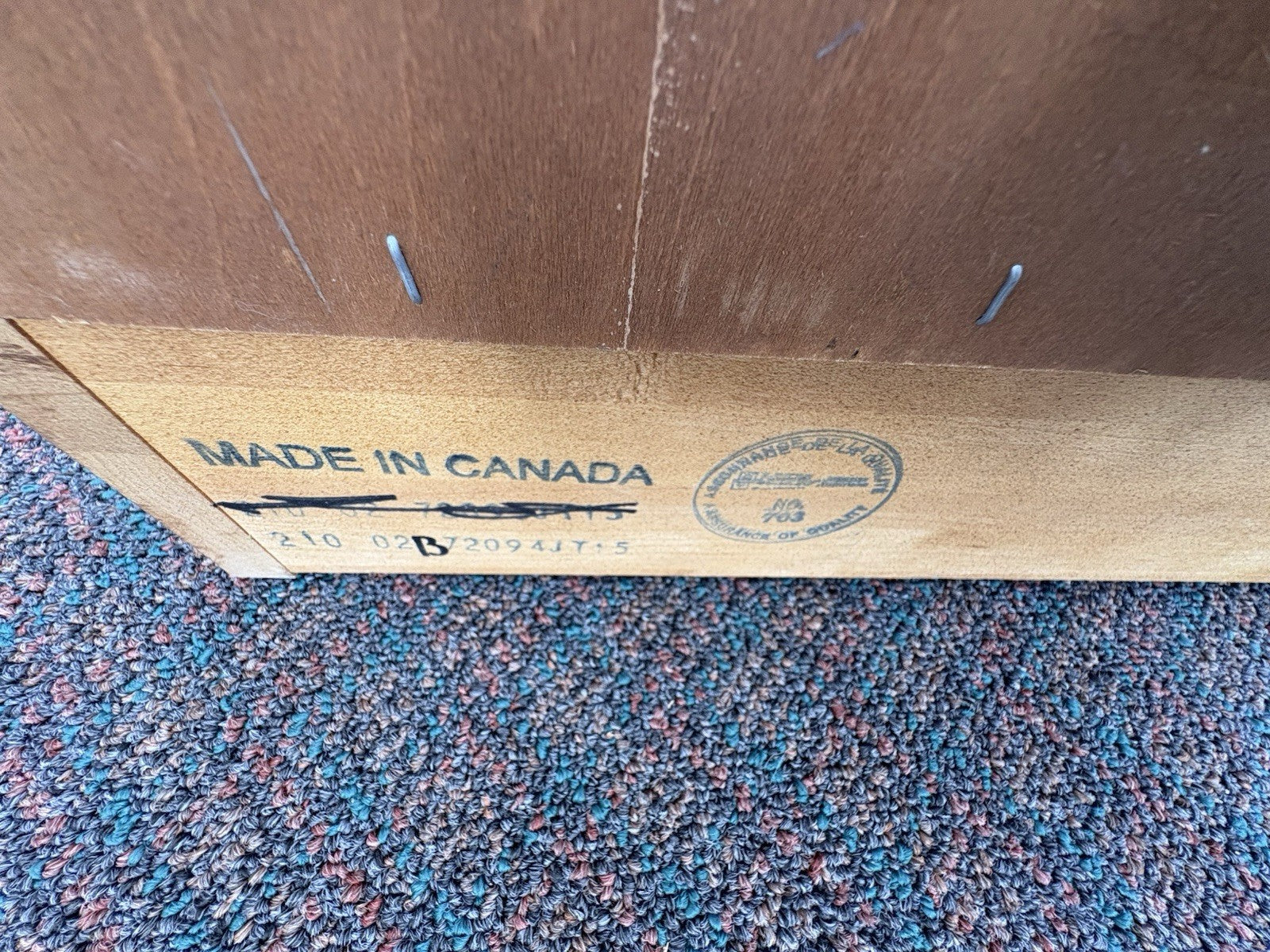 67047 Maple Nightstand End Table Stand