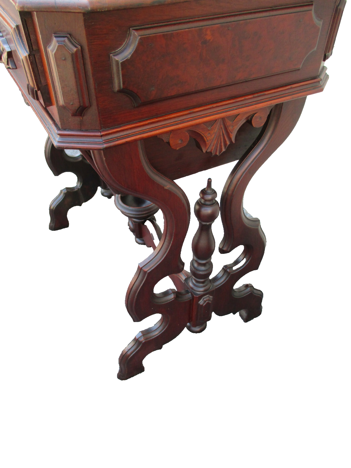 63086 Antique Victorian Sewing Stand  Desk  Cabinet Table Nightstand