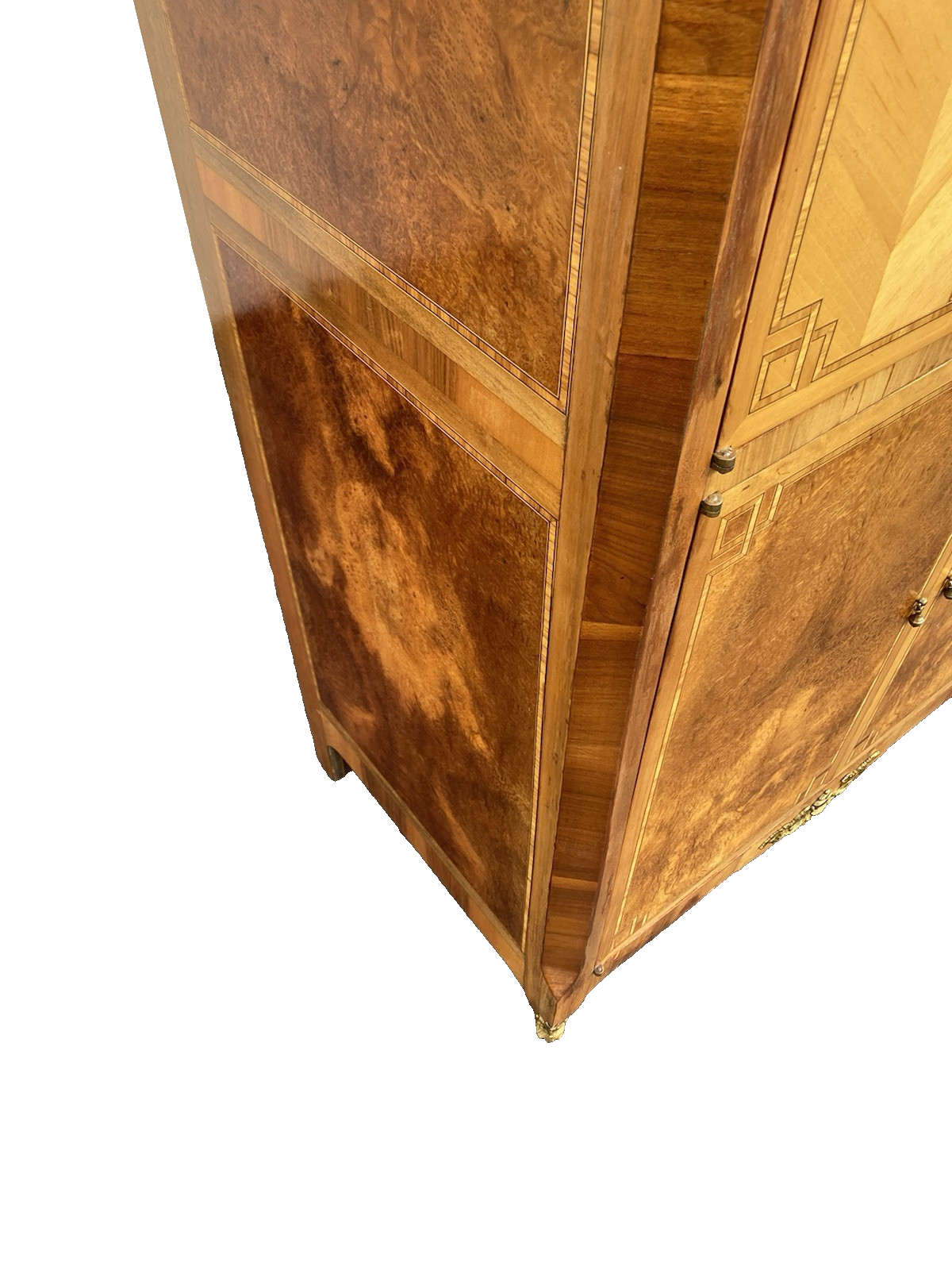 66380 Inlaid 2 door Storage Cabinet Liquor Cabinet  Chest