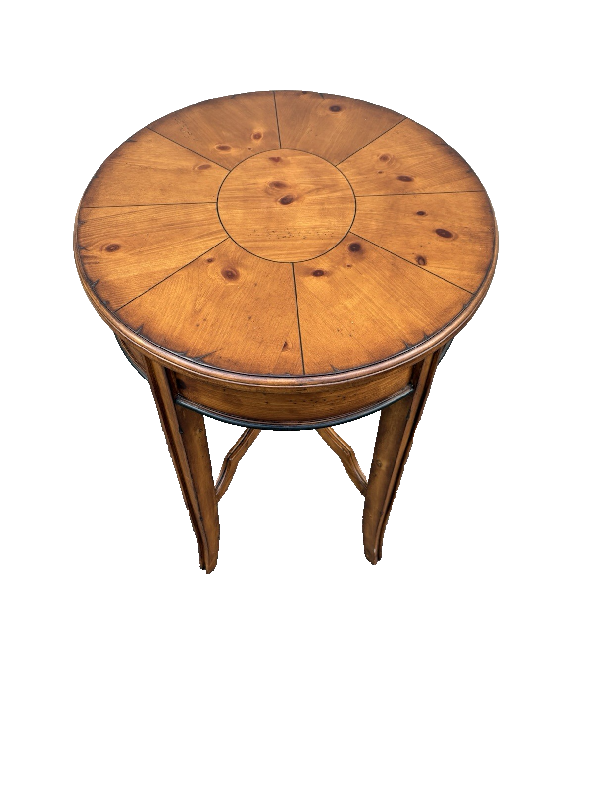 66963 Oval HEKMAN Furniture Lamp Table Stand w/ Drawer