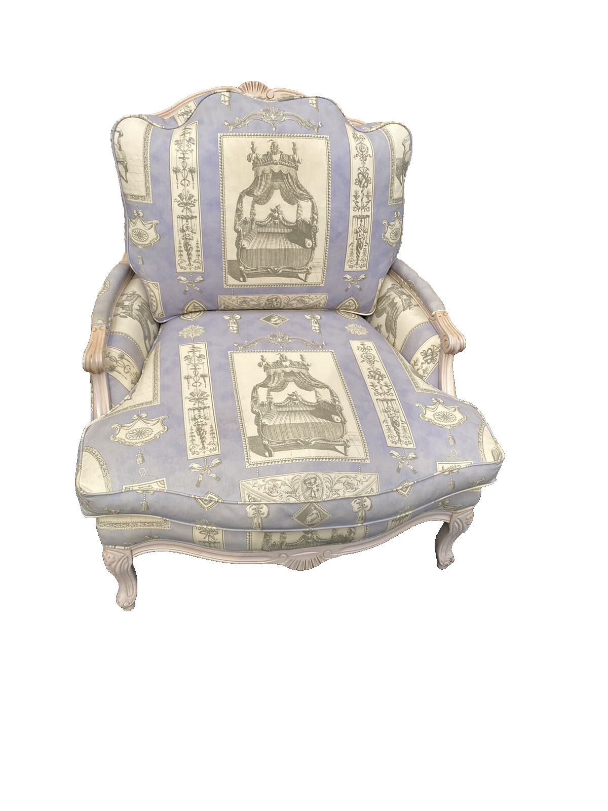 65814    NORWALK Furniture Decorator Bergere Armchair