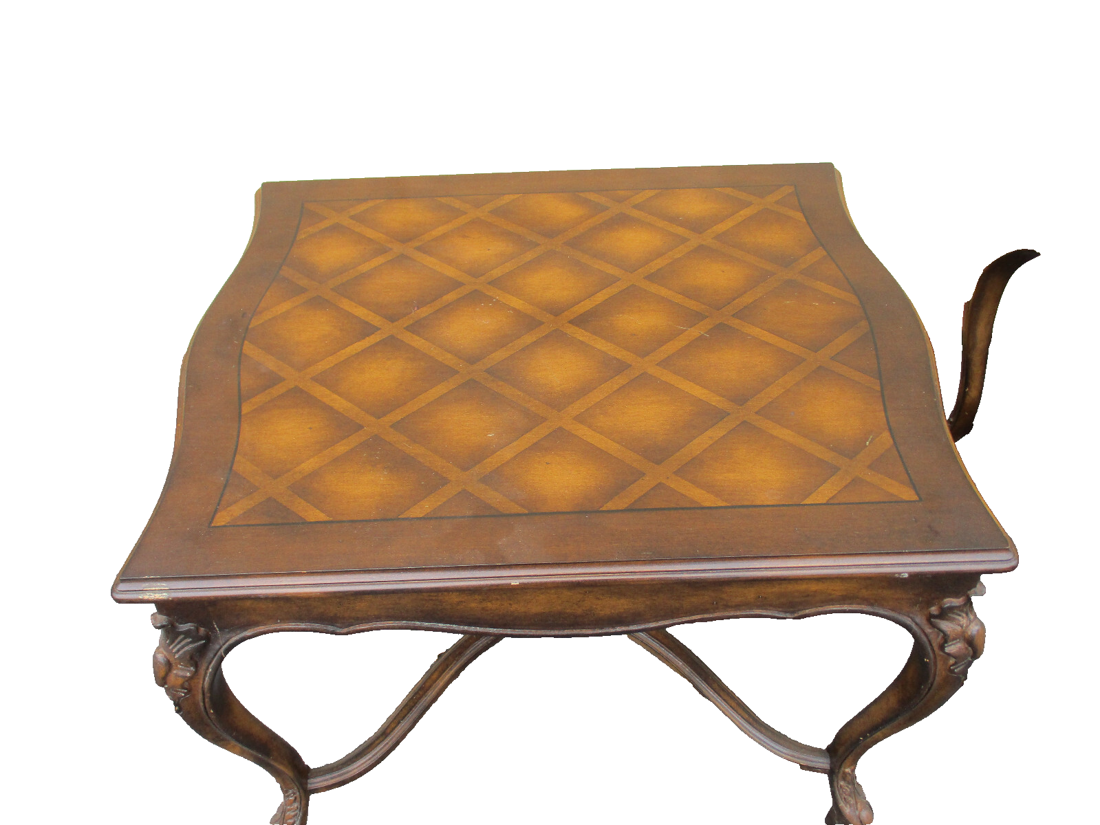 49346  Pair French Country Lamp Table Nightstand s