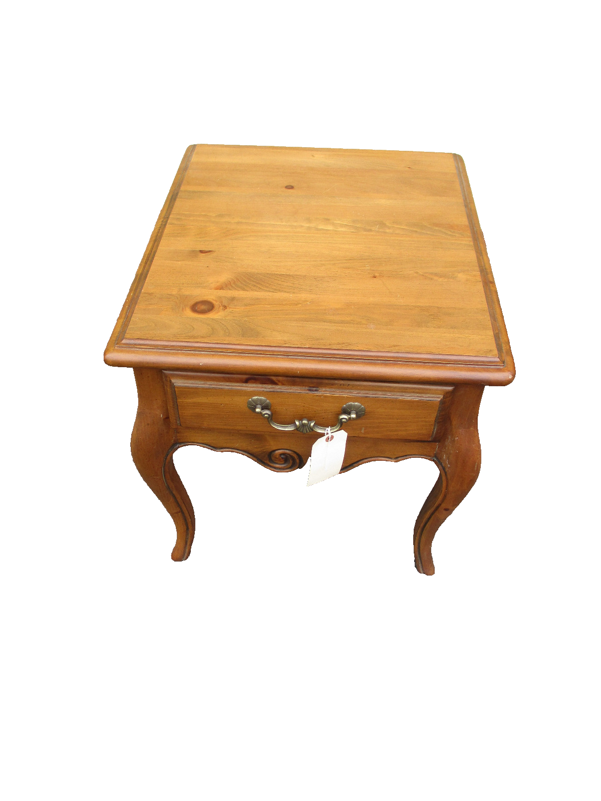 59737 ETHAN ALLEN  Pine Lamp Table Stand Nightstand