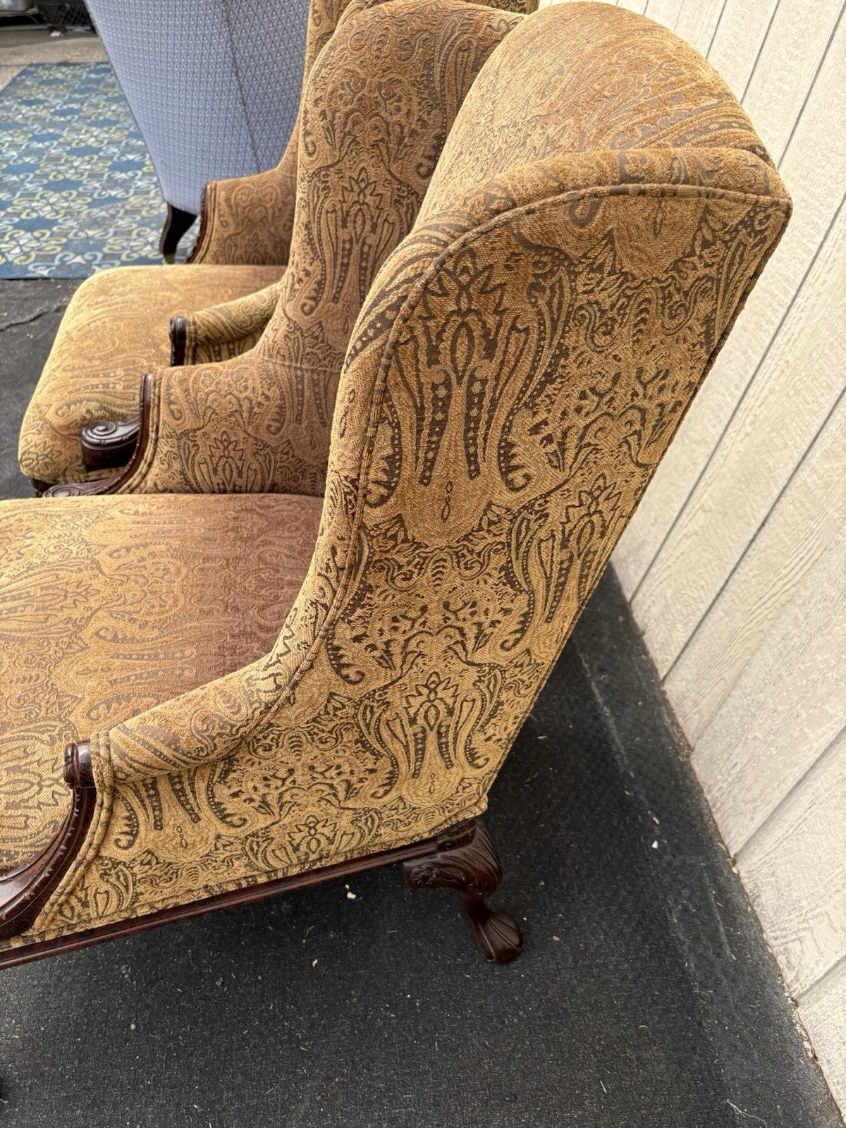 66831   Pair Quality Bergere Armchair Chair s