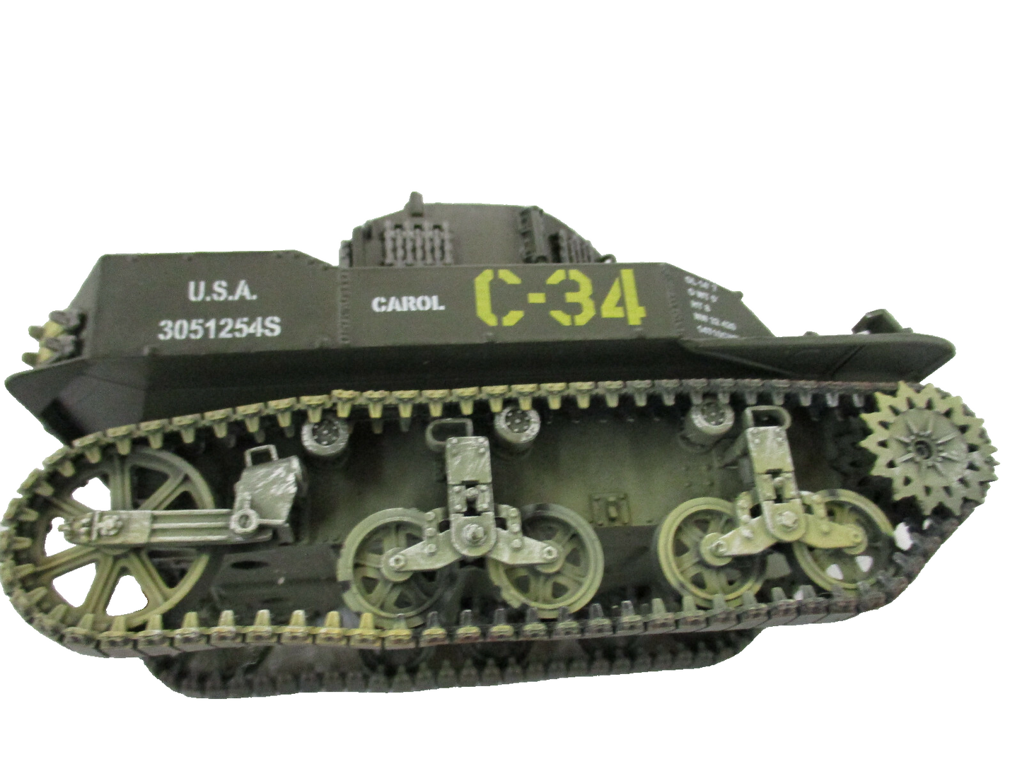 ES70 UNIMAX Forces of Valor Tank US Stuart C-34 Tank Military Tank