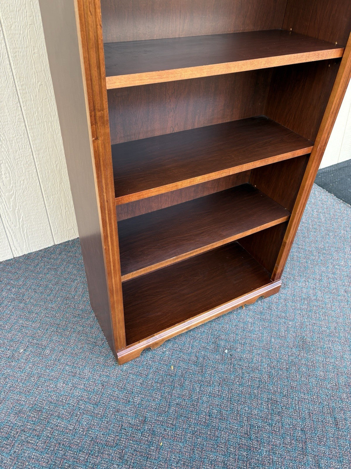 67136 Cherry Open Bookcase Storage Cabinet