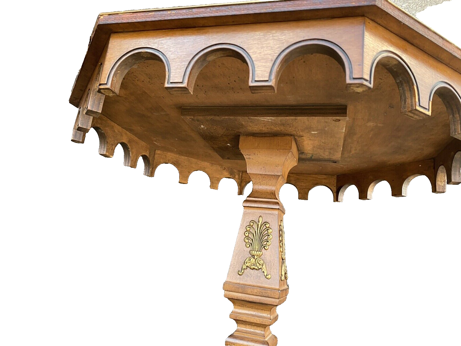 66214   Decorator Hex Lamp Table Stand