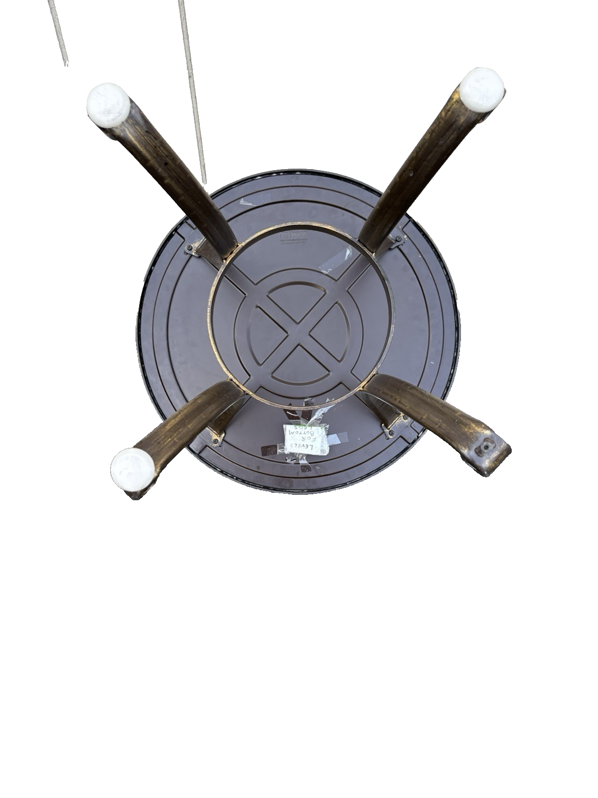 66783 PIER 1 Imports Decorator Lamp Table Stand Iron Base