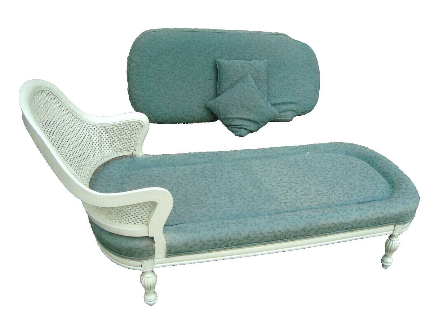 60874  Romantic Shabby Sofa Chaise Lounge Chair