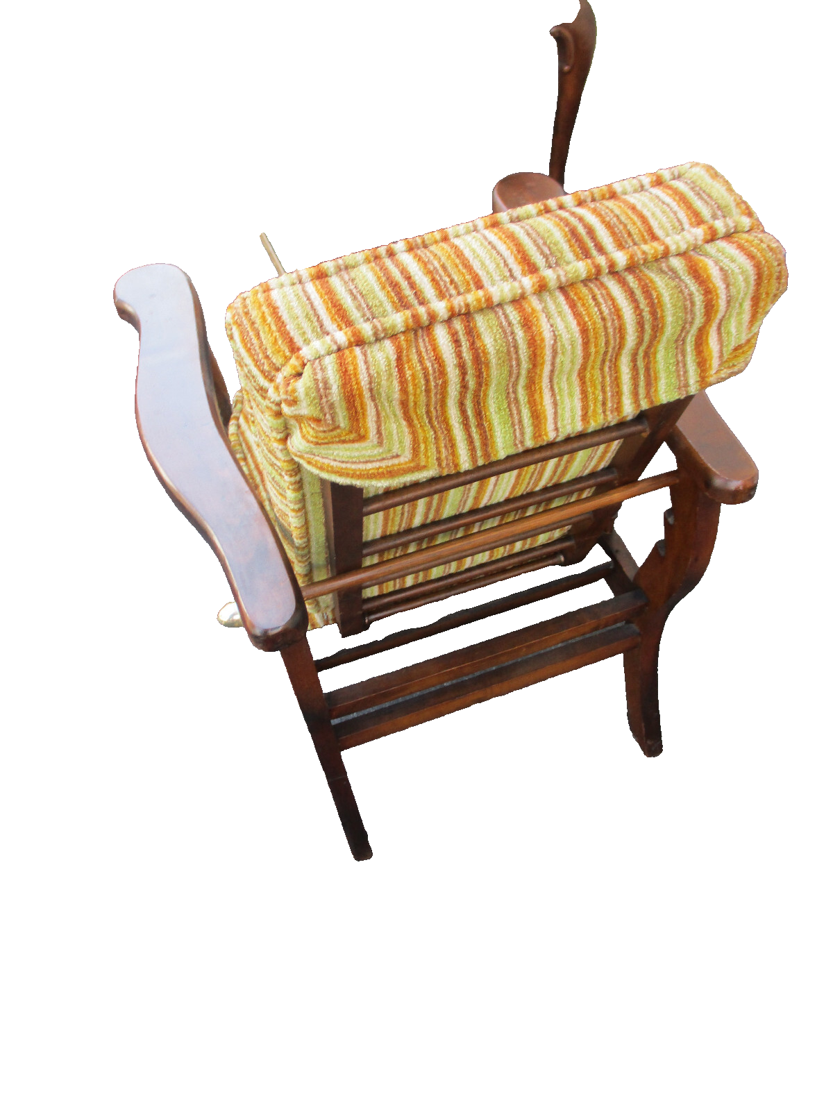 64294  RARE Childs Mahogany Antique Morris Chair Salesman Sample