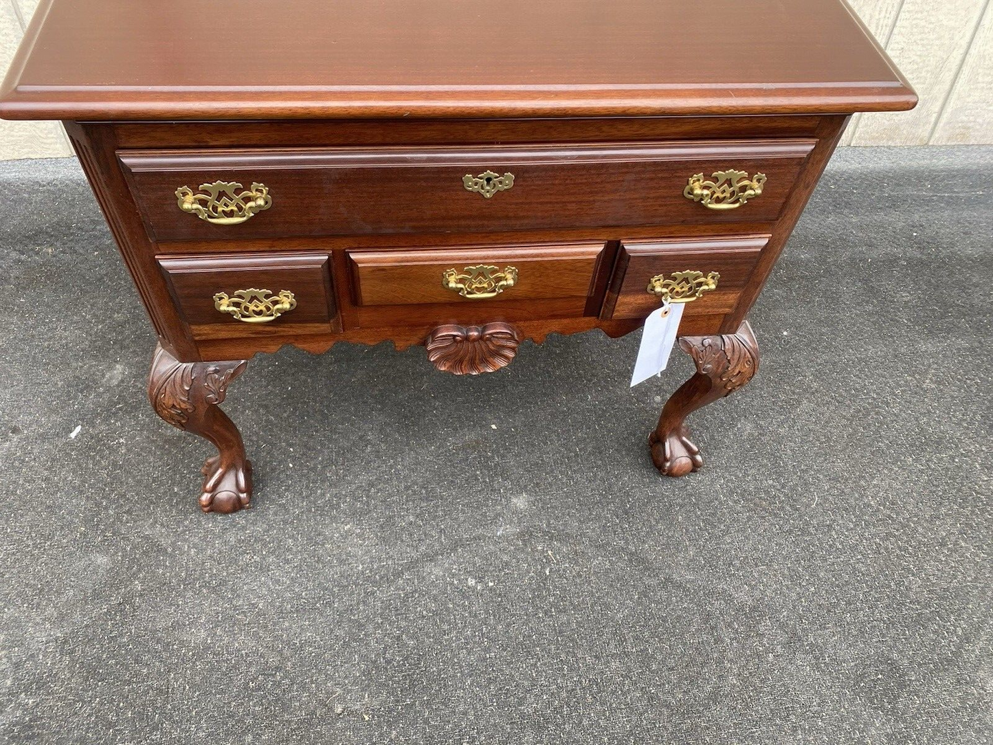 66015 Solid Mahogany 3 Drawer Chest Dresser