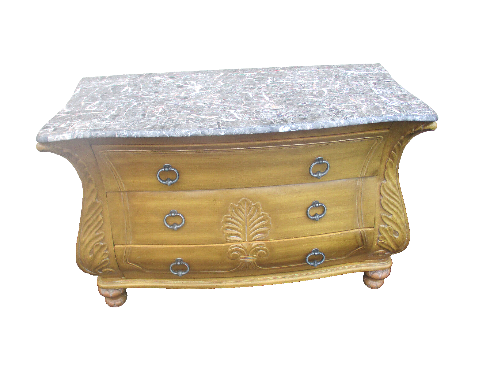 63801 Marble Top Dresser Chest Server Cabinet