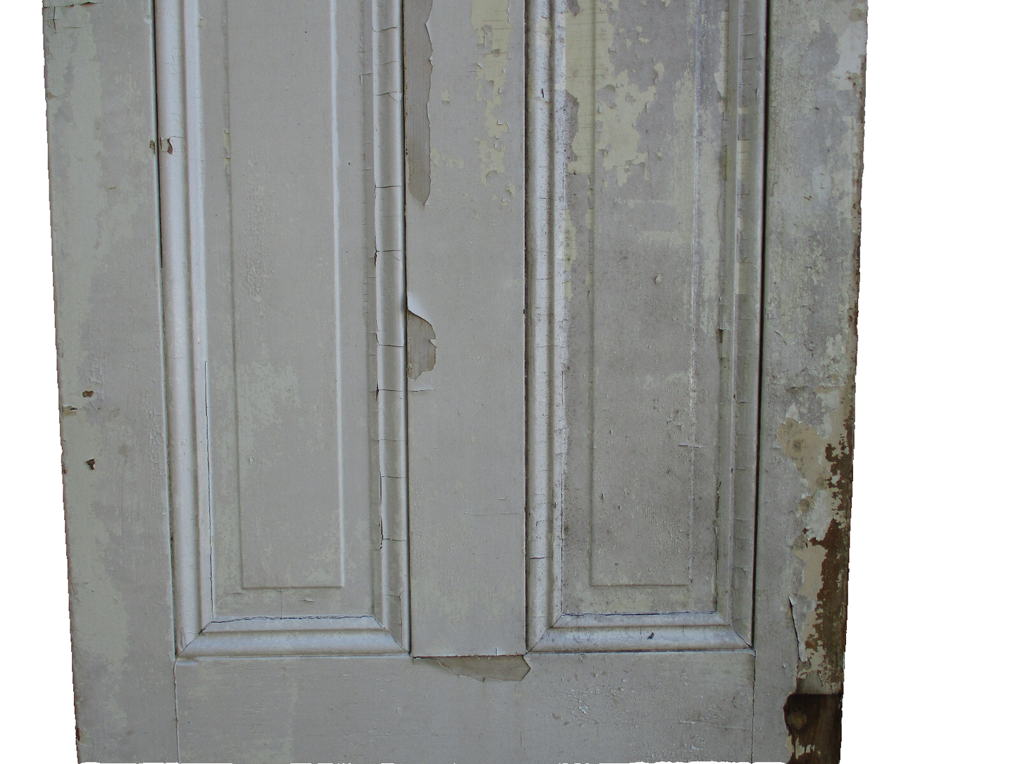 DOOR 08:    Antique  Raised Paneled Victorian Wood  Door 31" x 88 1/2"H