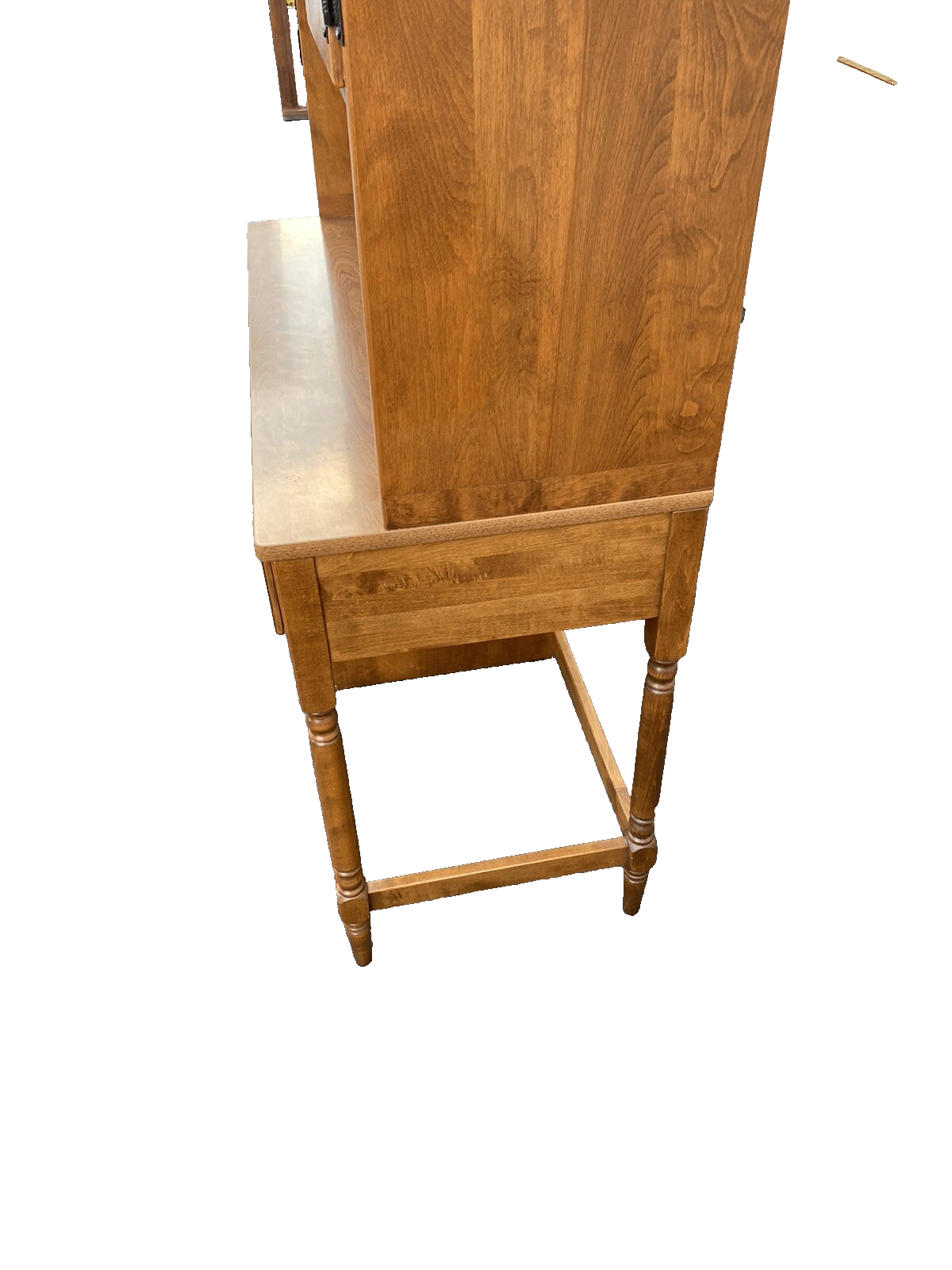 66124 ETHAN ALLEN Desk w/ Bookcase Top