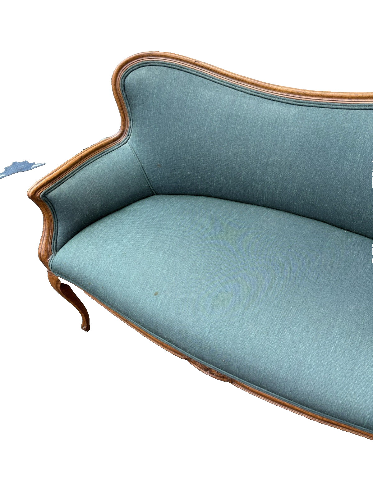 66920  French Provincial Loveseat Sofa Settee Couch