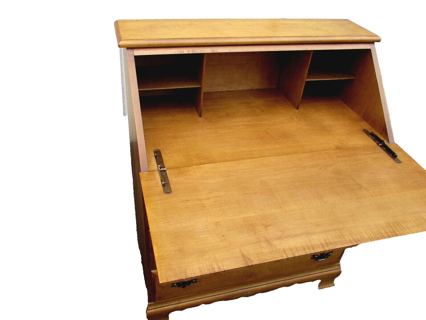 63476  Solid  Maple Slant Front Office Desk
