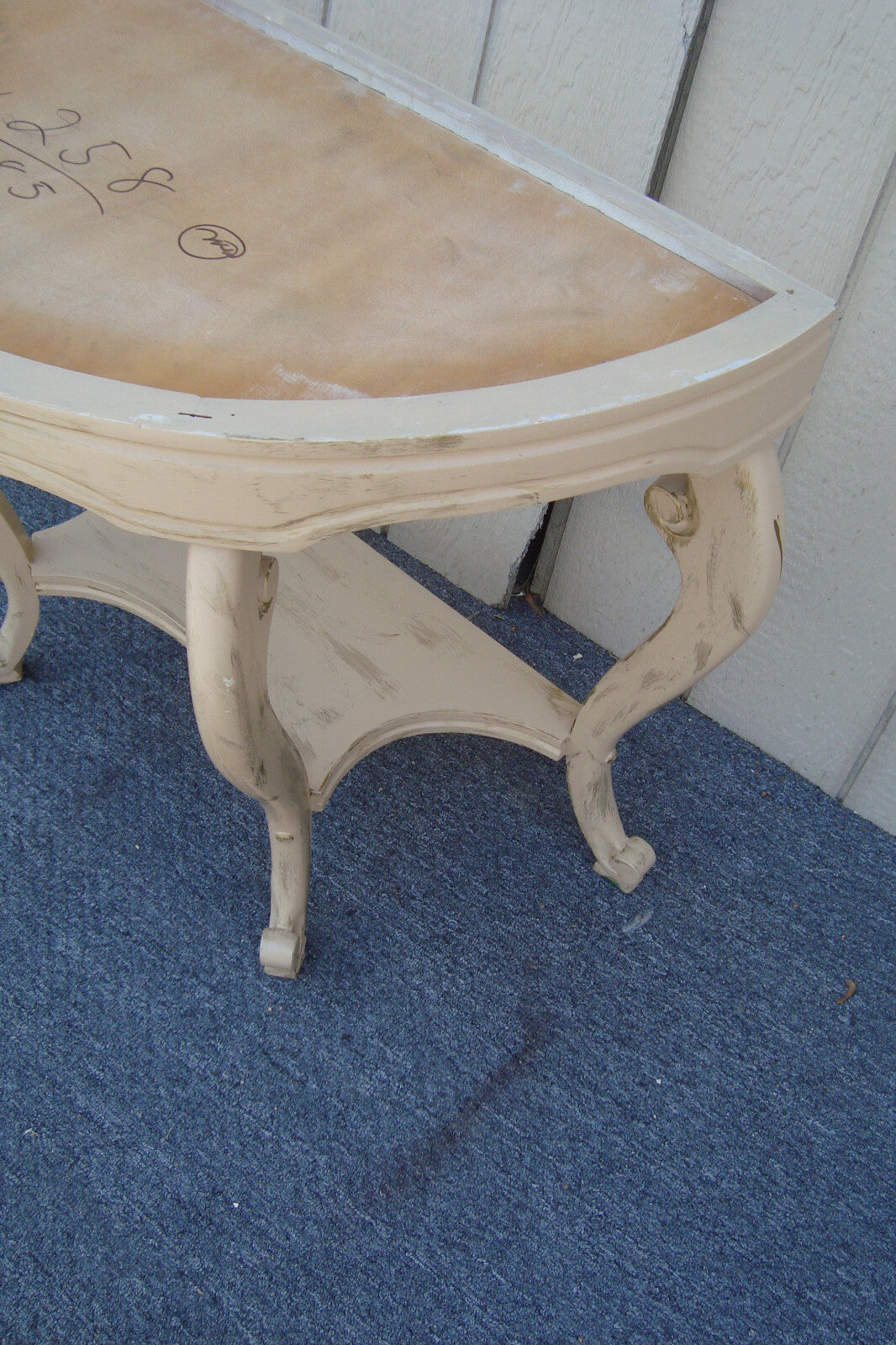 62130   Marble Top Console Table Sideboard Server KIMBALL Furniture ??