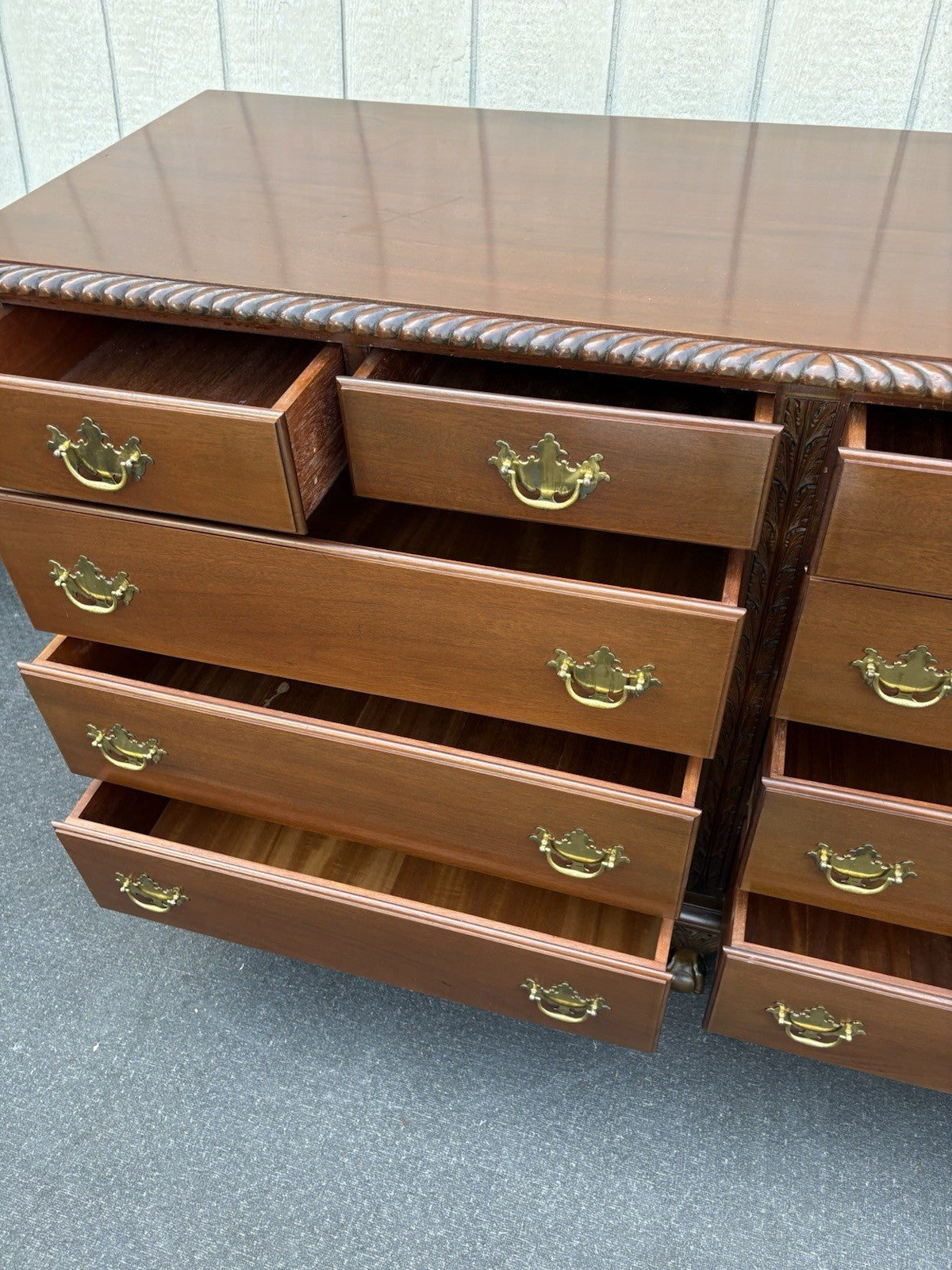 67006  Mahogany Feldenkreis ??  Dresser Chest with Claw Feet