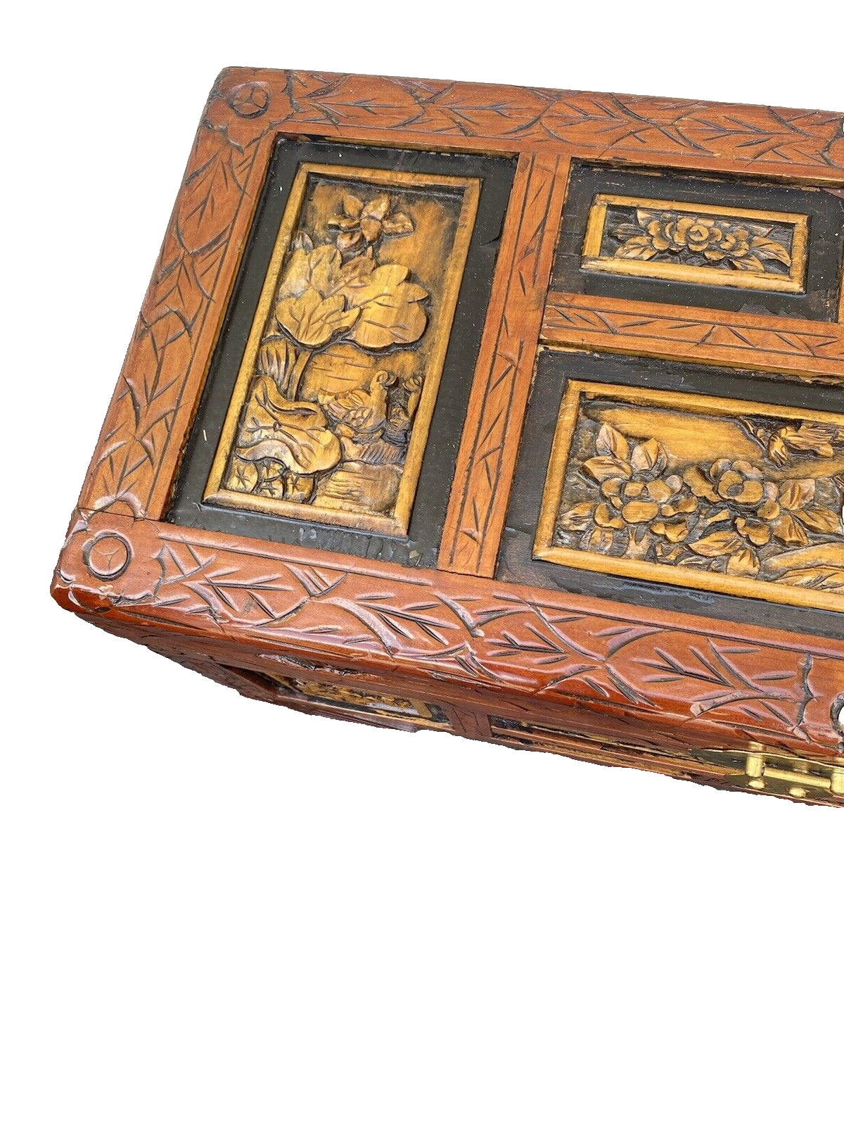 65684 Oriental Storage Blanket  Chest Trunk Cabinet