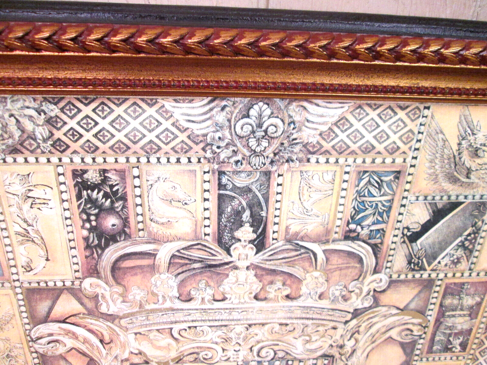 56537 ROYAL GAMBIT BOMBAY Picture Print in Fancy frame