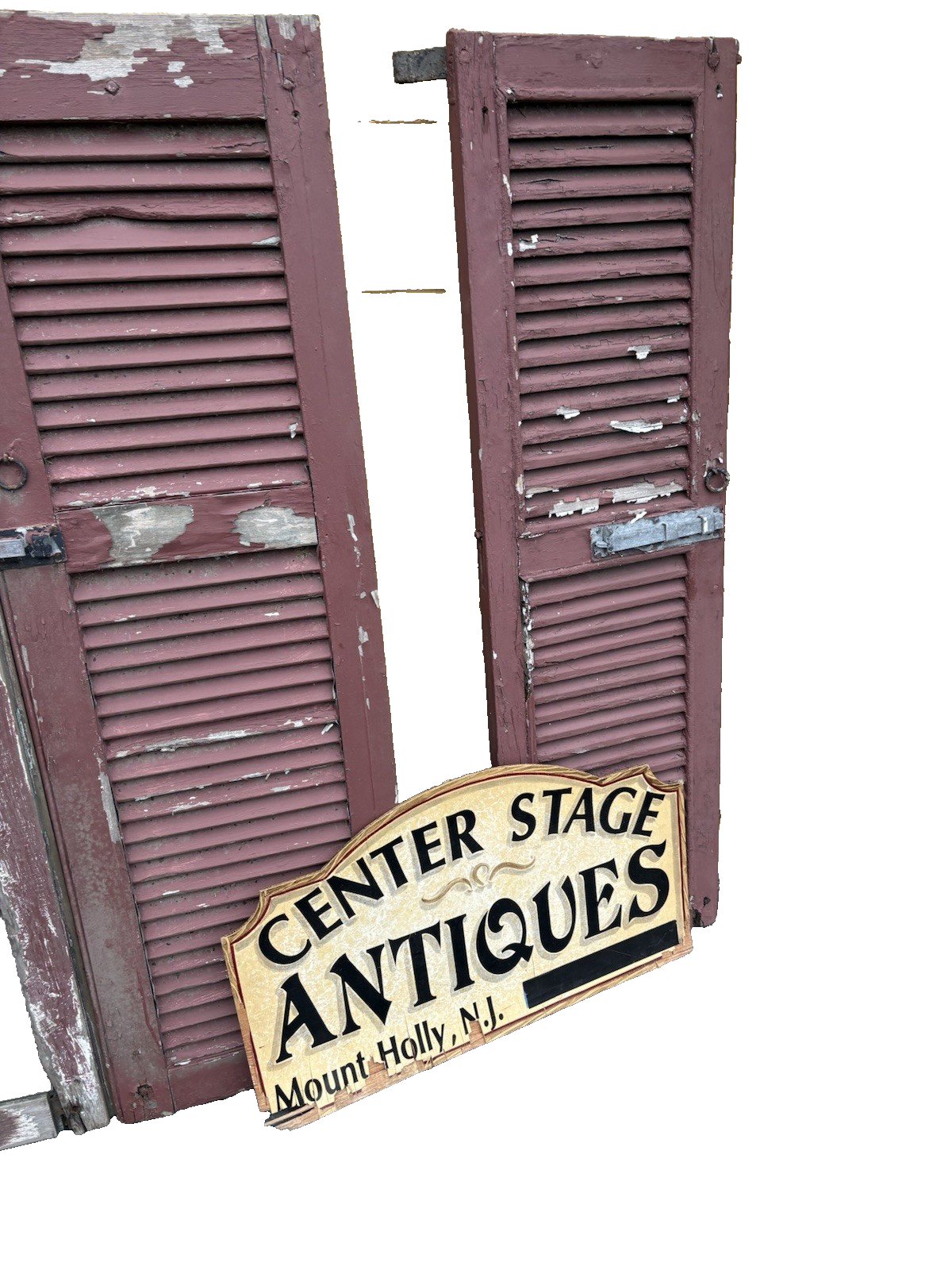 00001 Collection of 10 Antique Victorian House Shutters