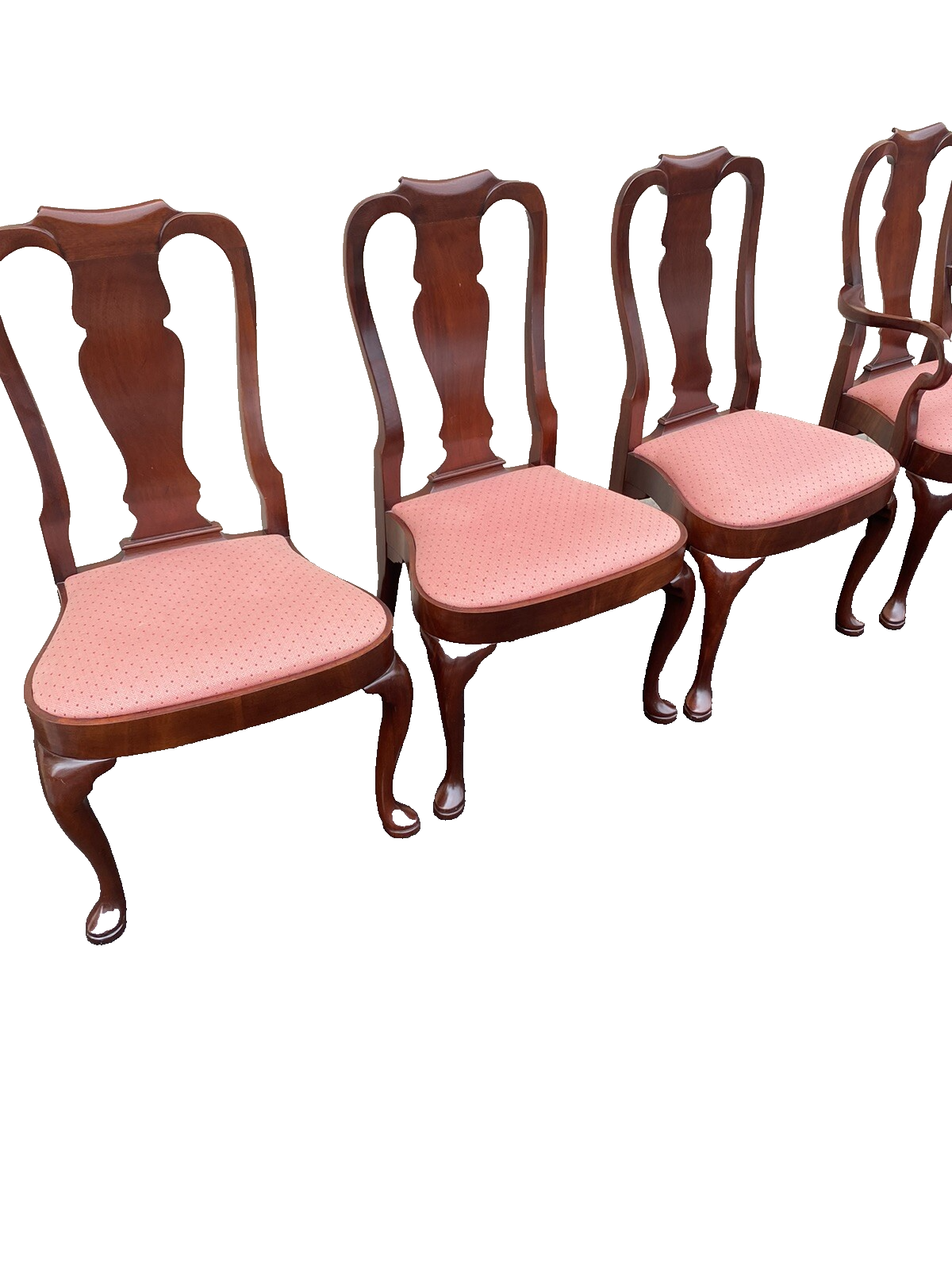 65837   Set of 8 Solid Mahogany Dining Chairs Chair s